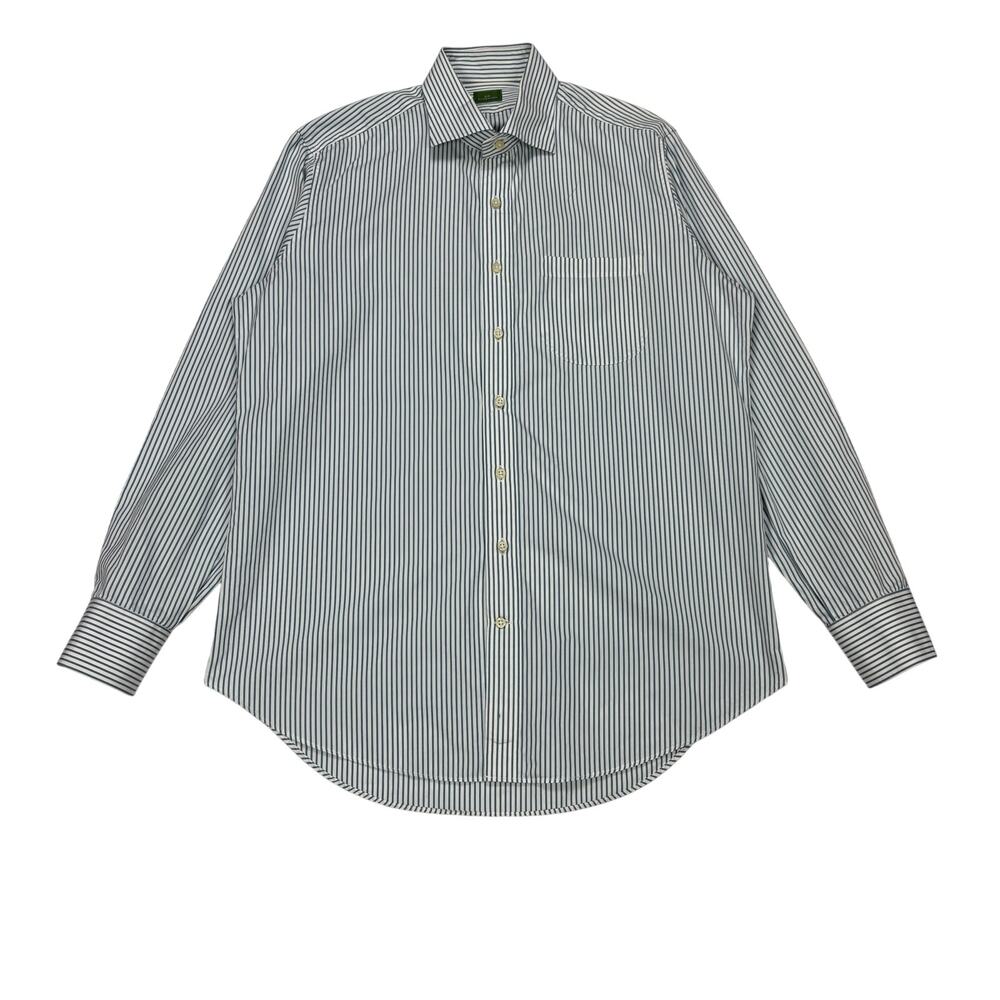 Sid Mashburn Spread Collar Striped Button Down Sh… - image 1